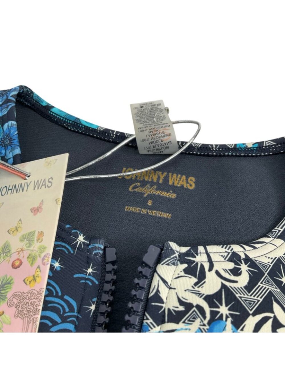 Johnny Was Swimsuit Womens Sz S Phoenix Neoprene One-Piece Surf Nwt $298 - Picture 5 of 11